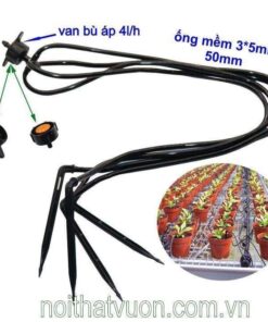 Dây tưới nhỏ giọt cắm gốc, 4 nhánh chữ L- VBNGL4