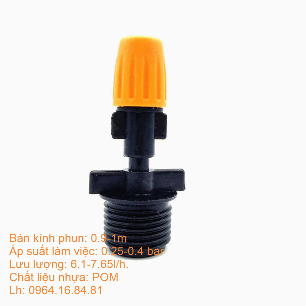 Đầu phun sương nhựa chân ren 21 - VBS411