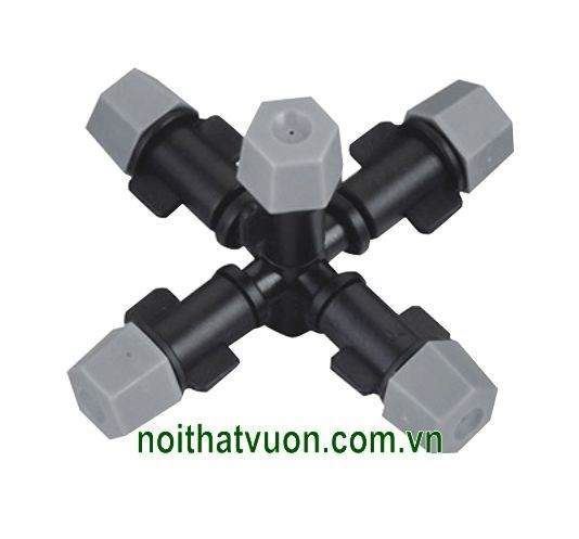 Vòi phun sương 5 cửa màu xám - VPS401