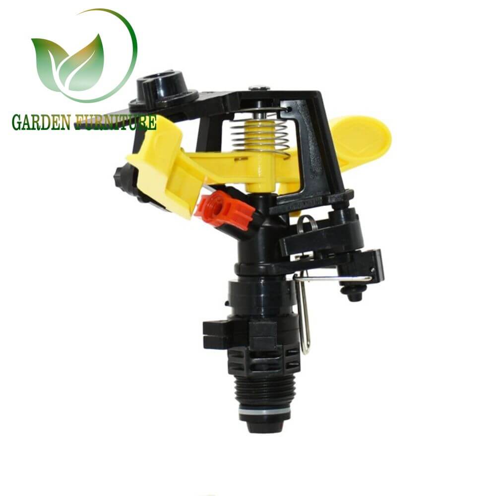 vòi phun mưa cánh đập vàng chân ren 21- VPCD1C