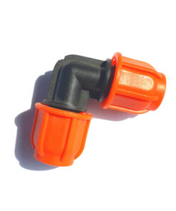 Cút góc ống 10mm màu cam