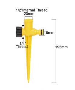 Chân cắm vòi tưới ren 1/2"